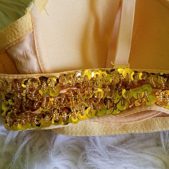 🌻 Yellow Sunflower Sequin Bustier 🌻 - Picture 5 of 7